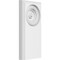 Ekena Millwork Standard Foster Bullseye Plinth Block With Rounded Edge, 2 1/2"W x 5"H x 1/2"P PBP025X050X050FOS04 - alternate 1